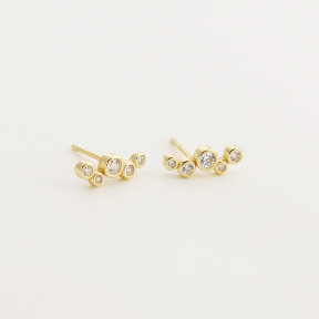 JE8154vhni-Y05  925 Silver Earrings  WT:0.92g  12.2mm  YHE0752