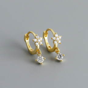 JE8169ainm-Y10  925 Silver Earrings  WT:1.54g  16.5*12mm  EH1650