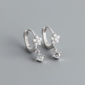 JE8170ainm-Y10  925 Silver Earrings  WT:1.54g  16.5*12mm  EH1650