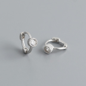 JE8172ahpv-Y10  925 Silver Earrings  WT:1g  9.5*11.6mm  EH1656