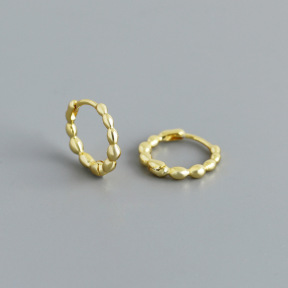 JE8173ainh-Y10  925 Silver Earrings  WT:1.66g  13.5*13.8mm  EH1654