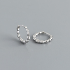 JE8174ainh-Y10  925 Silver Earrings  WT:1.66g  13.5*13.8mm  EH1654