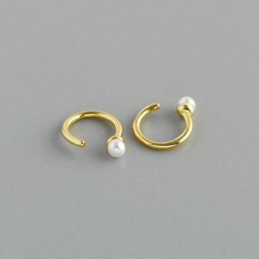 JE8181bbpo-Y10  925 Silver Earrings  WT:0.41g  8.2*8mm  EH1670