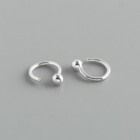 JE8184bhhp-Y10  925 Silver Earrings  WT:0.41g  8.2*8mm  EH1670