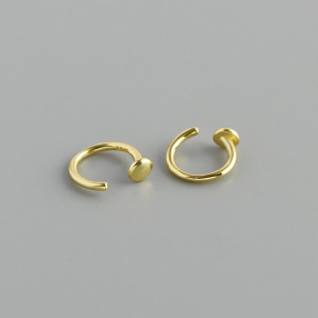 JE8187bbpo-Y10  925 Silver Earrings  WT:0.41g  8.2*8mm  EH1670
