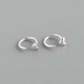 JE8190bhbj-Y10  925 Silver Earrings  WT:0.41g  8.2*8mm  EH1670