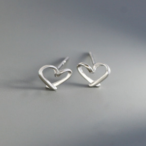 JE8192bbpi-Y10  925 Silver Earrings  WT:0.35g  5.8*7.9mm  EH1668