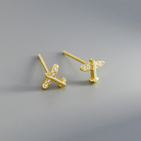 JE8199bvpl-Y10  925 Silver Earrings  WT:0.4g  5.7*6mm  EH1669