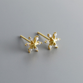 JE8201bhji-Y10  925 Silver Earrings  WT:0.52g  7.9mm  EH1661