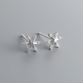 JE8202bhji-Y10  925 Silver Earrings  WT:0.52g  7.9mm  EH1661