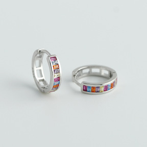 JE8248aipo-Y10  925 Silver Earrings  WT:1.6g  12*12.5mm  EH1683