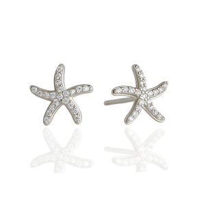 JE8263bhki-Y10  925 Silver Earrings  WT:0.64g  9.3*9.5mm  EH1699