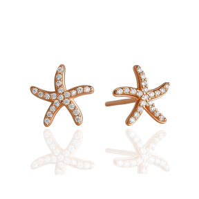 JE8264bhki-Y10  925 Silver Earrings  WT:0.64g  9.3*9.5mm  EH1699