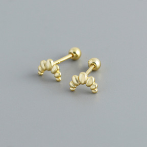 JP8165vhmv-Y10  925 Silver Body Jewelry  WT:0.7g  4.6*6.8mm  EH1653