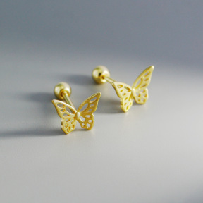 JP8179vhlo-Y10  925 Silver Body Jewelry  WT:0.65g  6.6*8.5mm  EH1664