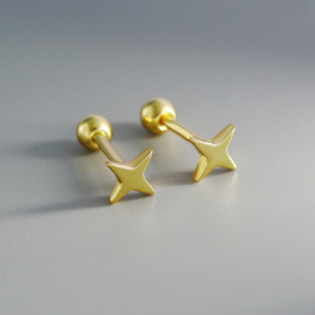 JP8193vhkp-Y10  925 Silver Body Jewelry  WT:0.55g  4mm  EH1665