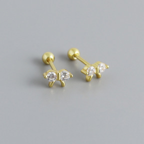 JP8195vhon-Y10  925 Silver Body Jewelry  WT:0.85g  4*6.9mm  EH1660