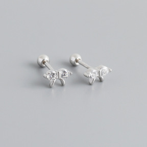 JP8196vhon-Y10  925 Silver Body Jewelry  WT:0.85g  4*6.9mm  EH1660