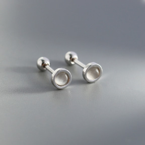 JP8198vhoj-Y10  925 Silver Body Jewelry  WT:0.73g  4.55mm  EH1662