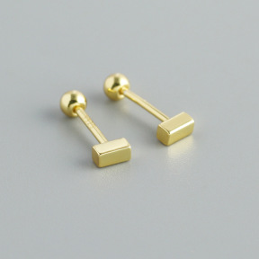 JP8209ahlv-Y10  925 Silver Body Jewelry  WT:0.71g  2*4mm  EH1677