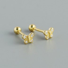 JP8211ahlv-Y10  925 Silver Body Jewelry  WT:0.65g  4*5mm  EH1674