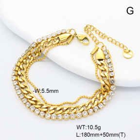 6B4003225bbmo-G029  Stainless Steel Bracelet