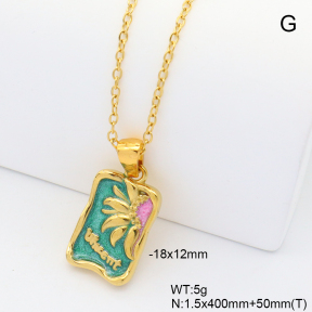 6N3001960vbmb-G029  Stainless Steel Necklace