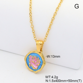 6N3001962vbll-G029  Stainless Steel Necklace