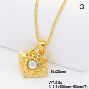 6N4004467bbmk-G029  Stainless Steel Necklace