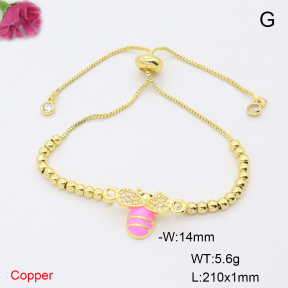 F6B406690ablb-L017  Fashion Copper Bracelet