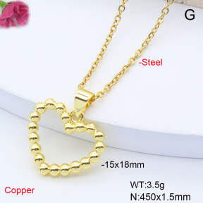 F6N200950vaia-L017  Fashion Copper Necklace