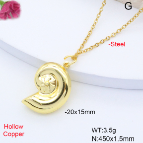 F6N200953vaia-L017  Fashion Copper Necklace