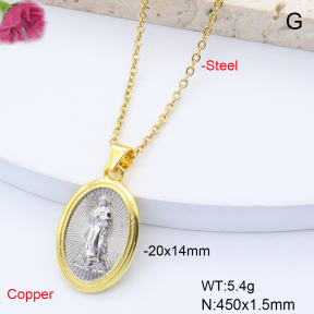 F6N200955aajl-L017  Fashion Copper Necklace