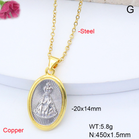 F6N200958aajl-L017  Fashion Copper Necklace