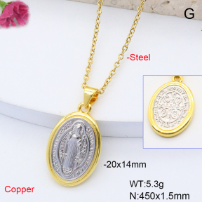 F6N200961aajl-L017  Fashion Copper Necklace