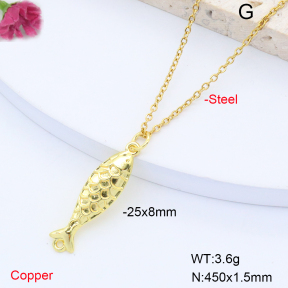 F6N200962avja-L017  Fashion Copper Necklace