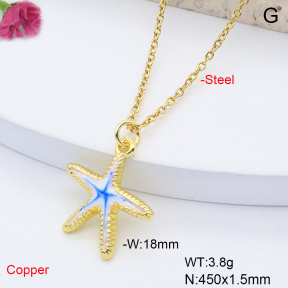 F6N301486vaia-L017  Fashion Copper Necklace