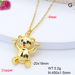 F6N301490avja-L017  Fashion Copper Necklace
