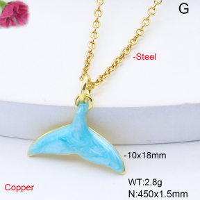 F6N301493vaia-L017  Fashion Copper Necklace