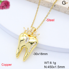 F6N408707aajl-L017  Fashion Copper Necklace