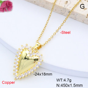 F6N408708aajl-L017  Fashion Copper Necklace