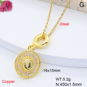 F6N408710baka-L017  Fashion Copper Necklace