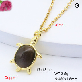 F6N408713vaia-L017  Fashion Copper Necklace