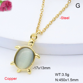 F6N408715vaia-L017  Fashion Copper Necklace