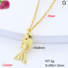 F6N408727vail-L017  Fashion Copper Necklace