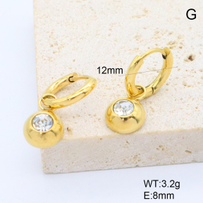 CL6E00244bhva-900   Closeout( No Discount)  Stainless Steel Earrings