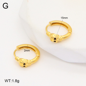 2E2006091bbov-253  Stainless Steel Earrings