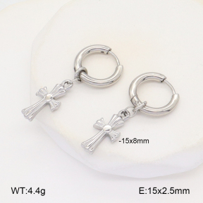 2E2006093ablb-253  Stainless Steel Earrings