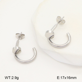 2E2006131ablb-434  Stainless Steel Earrings