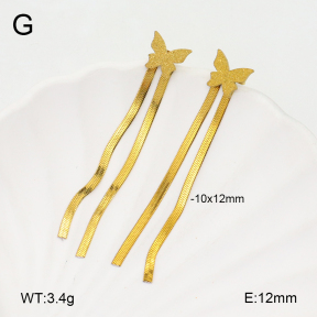 2E2006142ablb-704  Stainless Steel Earrings